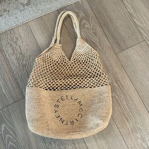 Stella McCartney raffia tote bag